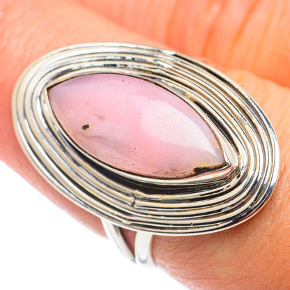 Pink Opal Rings handcrafted by Ana Silver Co - RING71167
