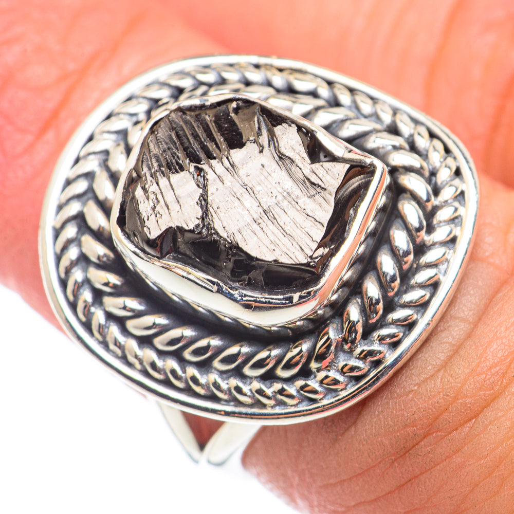 Shungite Rings handcrafted by Ana Silver Co - RING71173