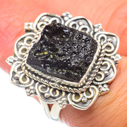 Tektite Rings handcrafted by Ana Silver Co - RING71174