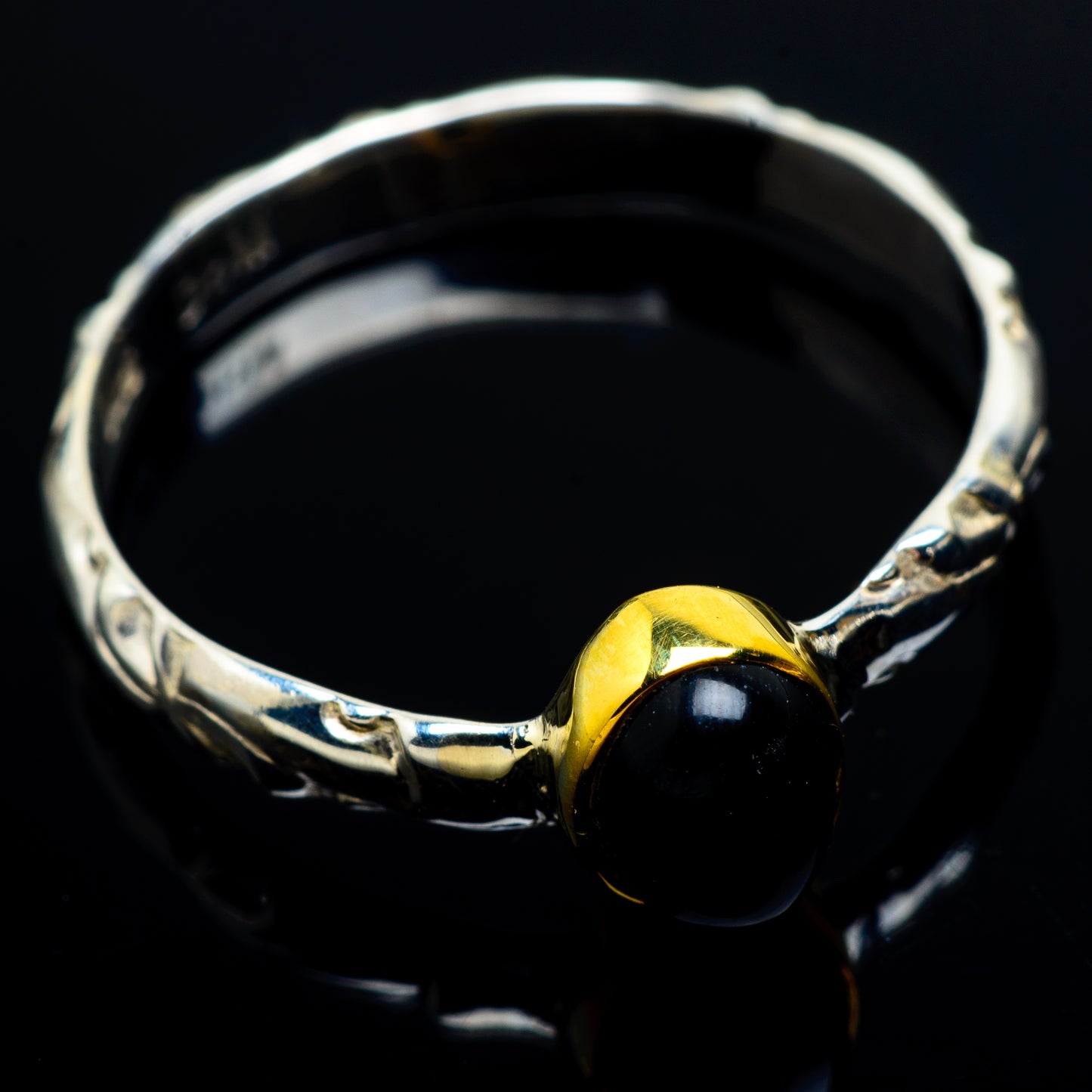 Black Onyx Rings handcrafted by Ana Silver Co - RING7120