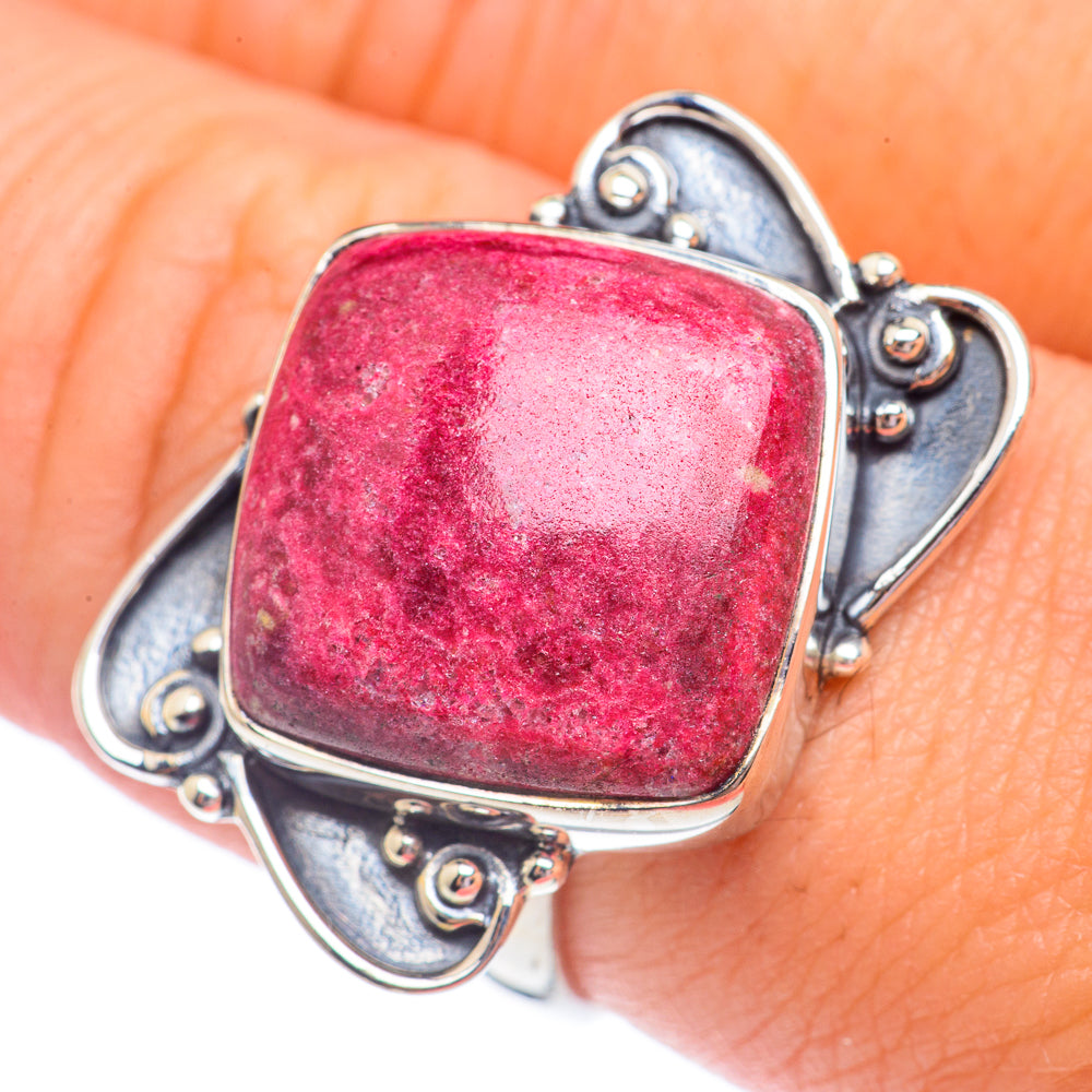 Thulite Rings handcrafted by Ana Silver Co - RING71206