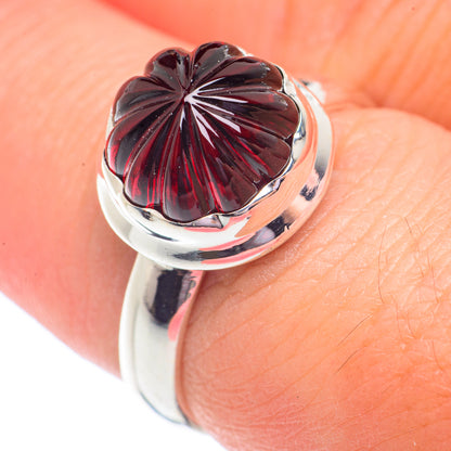Garnet Rings handcrafted by Ana Silver Co - RING71207