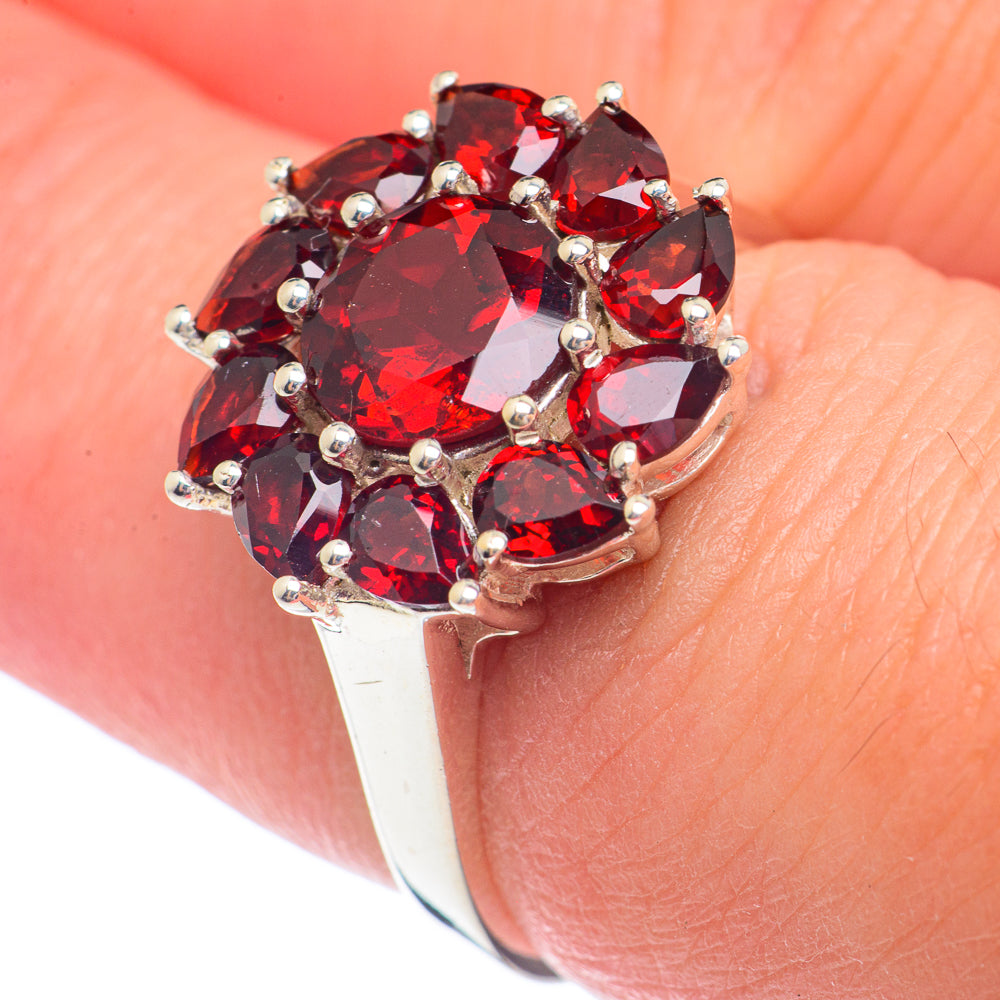Garnet Rings handcrafted by Ana Silver Co - RING71208