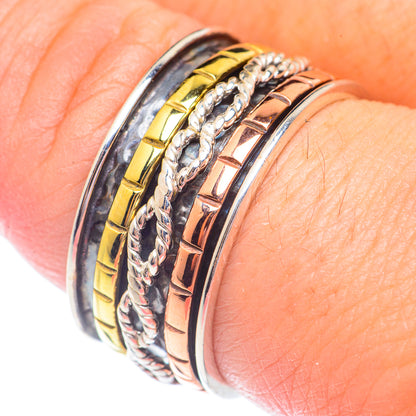 Meditation Spinner Rings handcrafted by Ana Silver Co - RING71212
