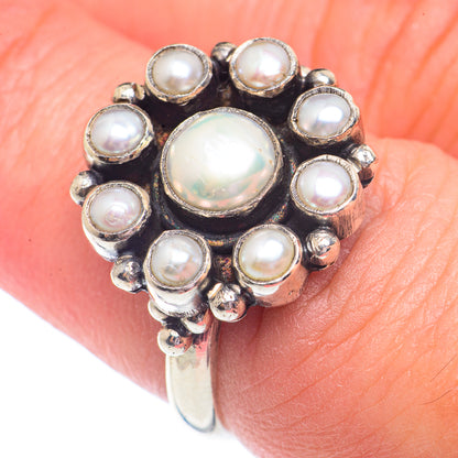 Cultured Pearl Rings handcrafted by Ana Silver Co - RING71219
