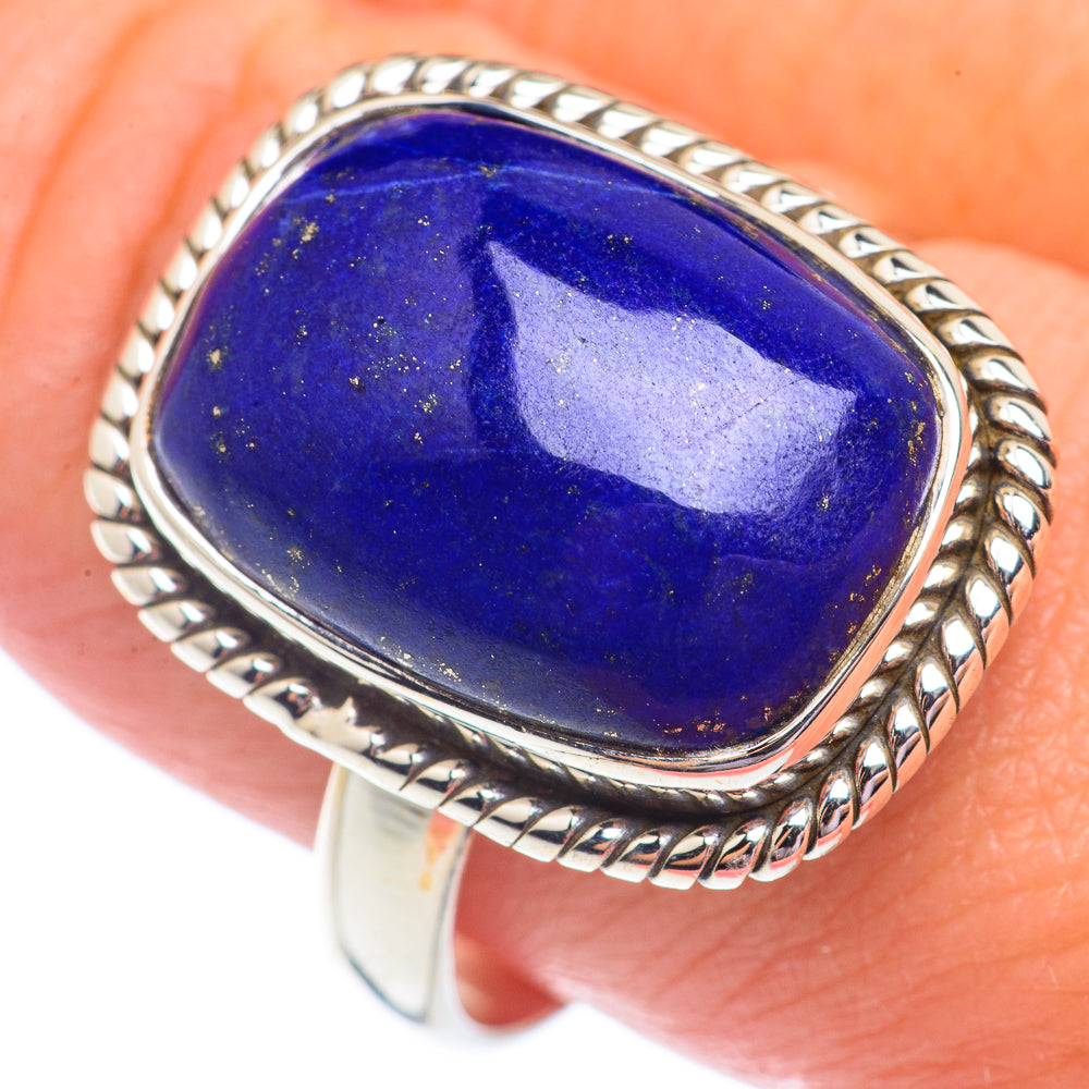 Lapis Lazuli Rings handcrafted by Ana Silver Co - RING71232