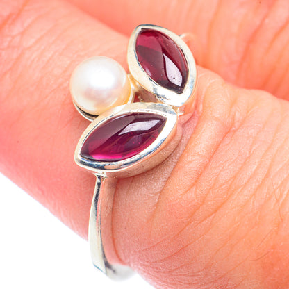 Garnet Rings handcrafted by Ana Silver Co - RING71248