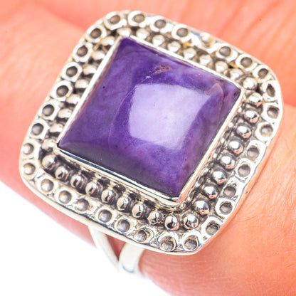 Charoite Rings handcrafted by Ana Silver Co - RING71251