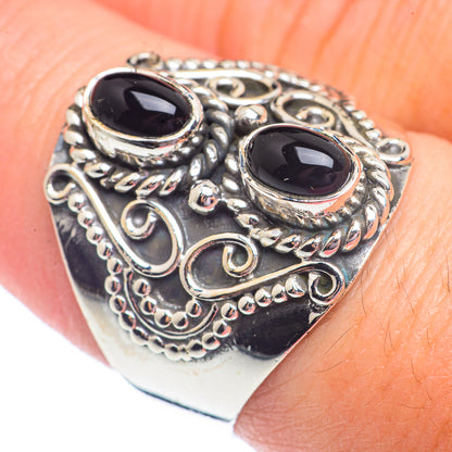 Black Onyx Rings handcrafted by Ana Silver Co - RING71254