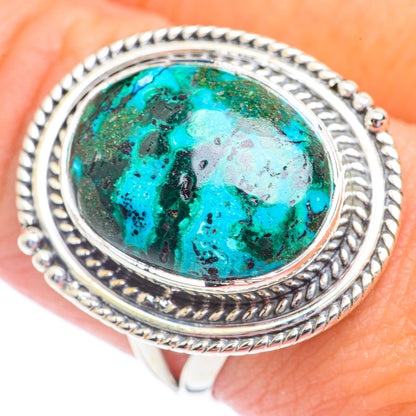 Chrysocolla Rings handcrafted by Ana Silver Co - RING71261