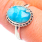 Larimar Rings handcrafted by Ana Silver Co - RING71263