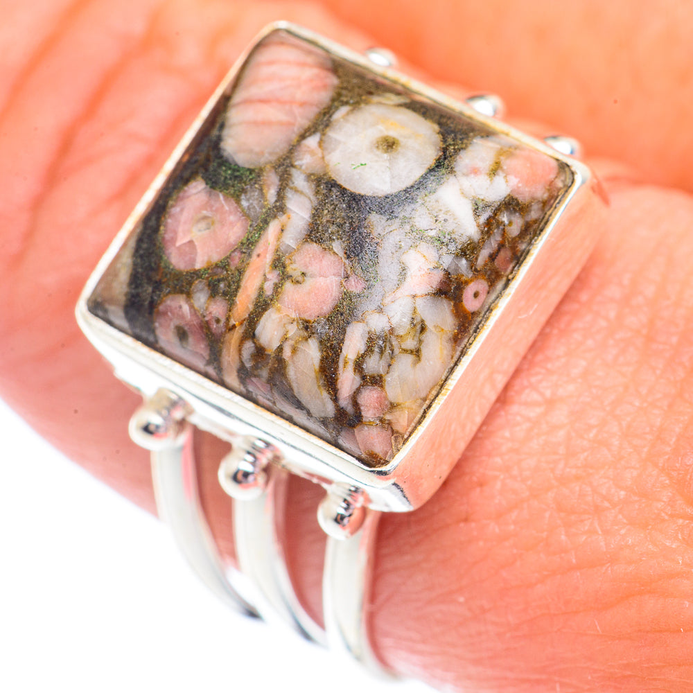 Crinoid Fossil Rings handcrafted by Ana Silver Co - RING71274