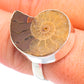 Ammonite Fossil Rings handcrafted by Ana Silver Co - RING71276