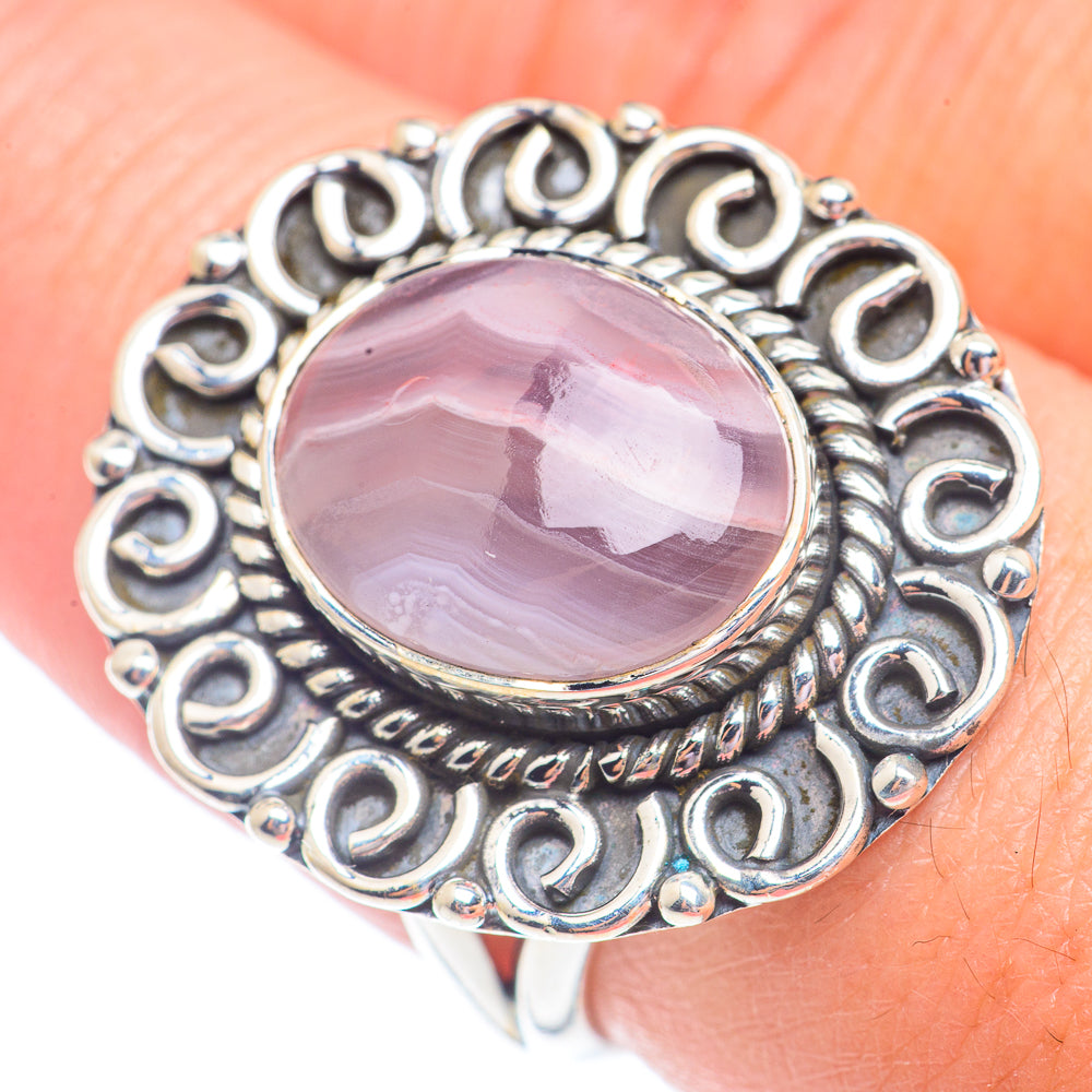 Botswana Agate Rings handcrafted by Ana Silver Co - RING71277