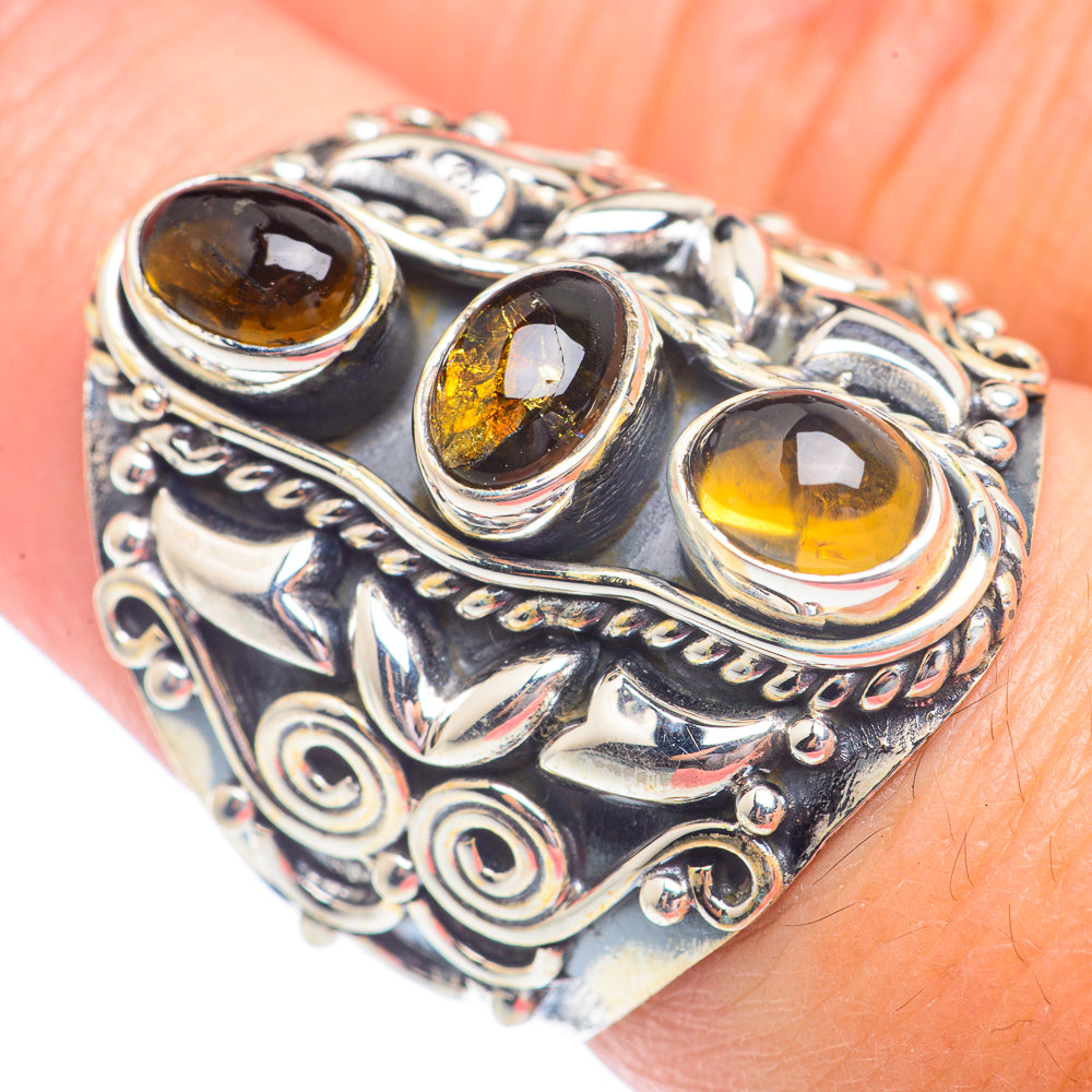Citrine Rings handcrafted by Ana Silver Co - RING71278