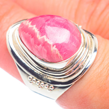 Rhodochrosite Rings handcrafted by Ana Silver Co - RING71280