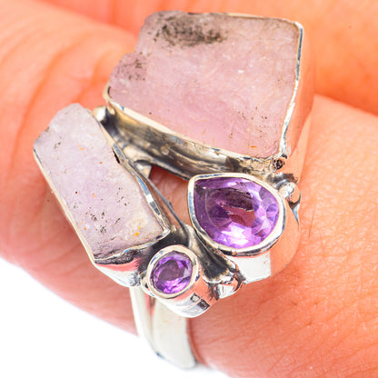 Rose Quartz Rings handcrafted by Ana Silver Co - RING71282