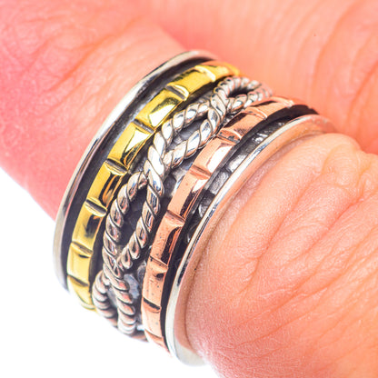 Meditation Spinner Rings handcrafted by Ana Silver Co - RING71288