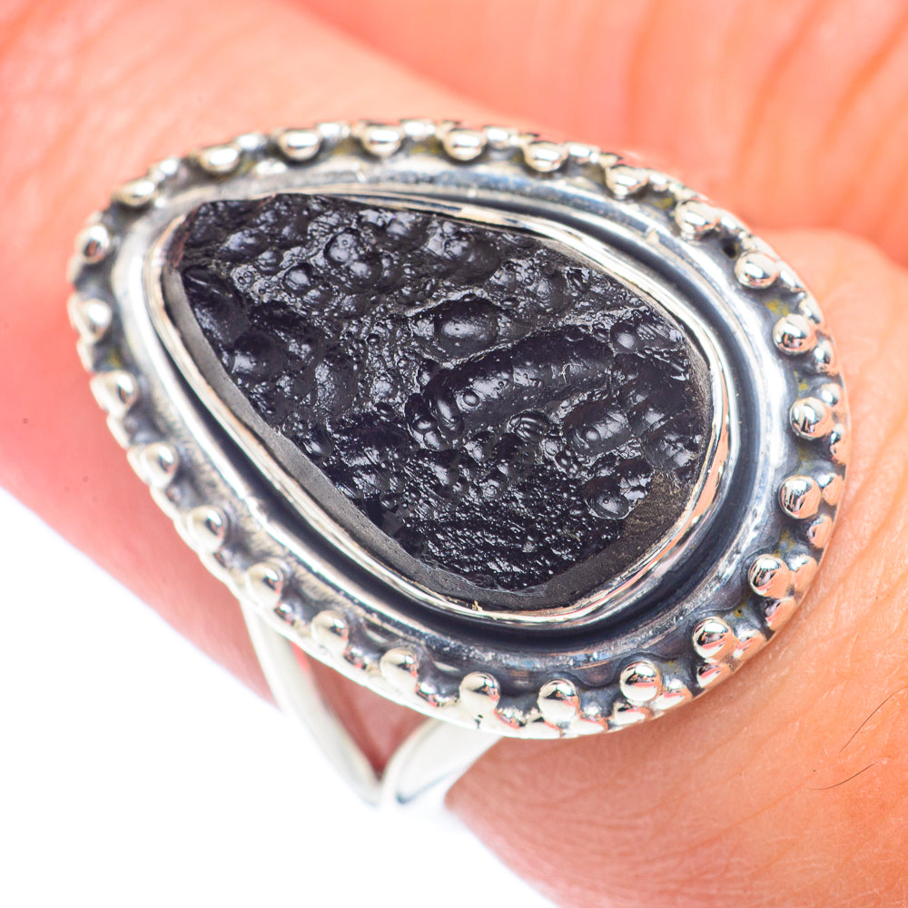 Tektite Rings handcrafted by Ana Silver Co - RING71290