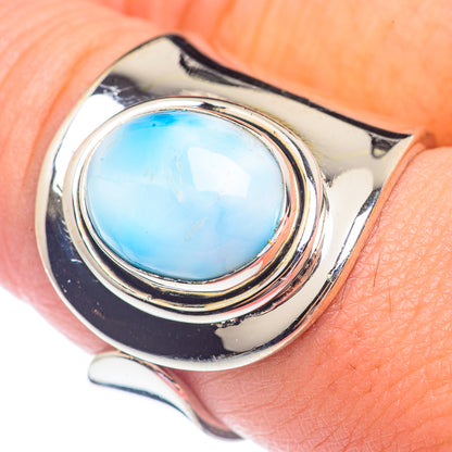 Larimar Rings handcrafted by Ana Silver Co - RING71302