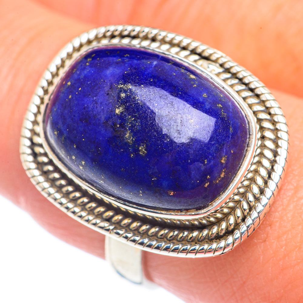 Lapis Lazuli Rings handcrafted by Ana Silver Co - RING71303