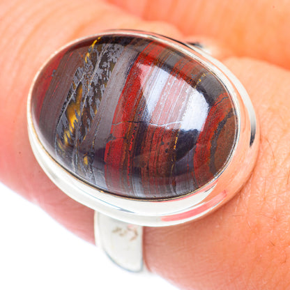 Red Tiger Iron Rings handcrafted by Ana Silver Co - RING71313