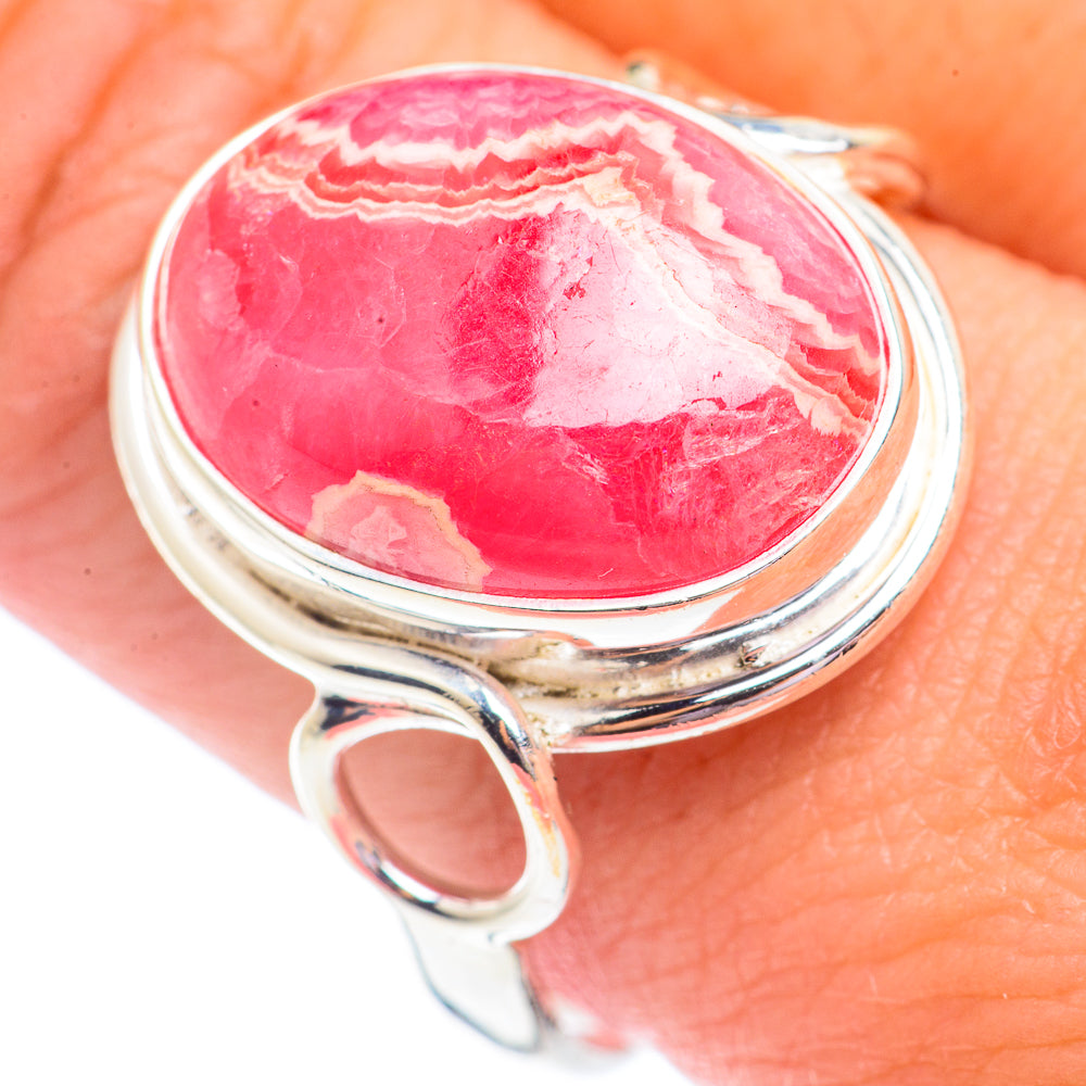 Rhodochrosite Rings handcrafted by Ana Silver Co - RING71317