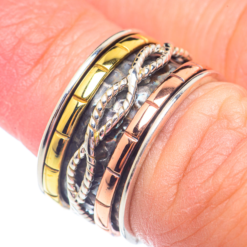 Meditation Spinner Rings handcrafted by Ana Silver Co - RING71326
