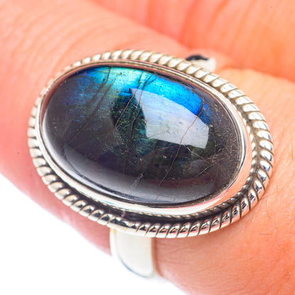 Labradorite Rings handcrafted by Ana Silver Co - RING71338