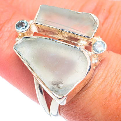 Aquamarine Rings handcrafted by Ana Silver Co - RING71339