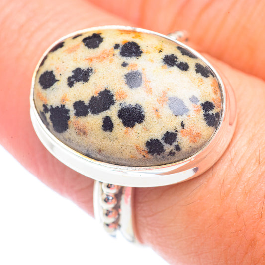 Dalmatian Jasper Rings handcrafted by Ana Silver Co - RING71351