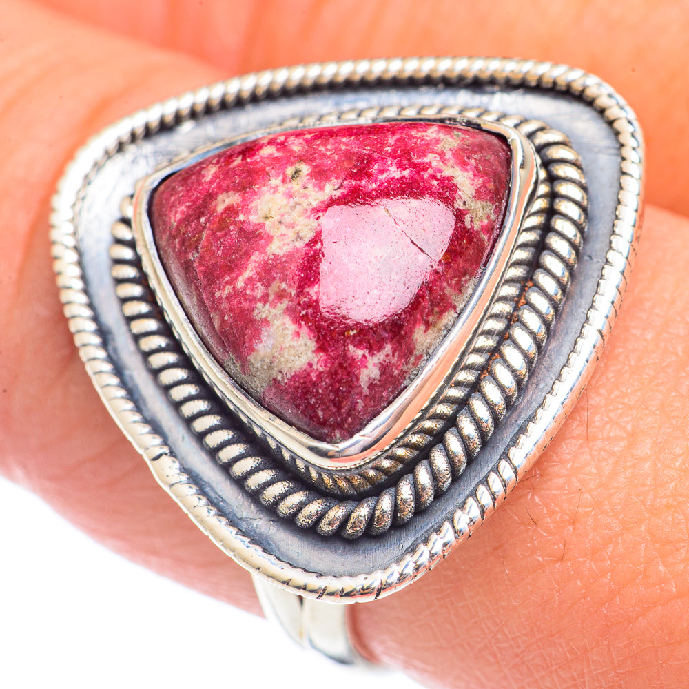 Thulite Rings handcrafted by Ana Silver Co - RING71356