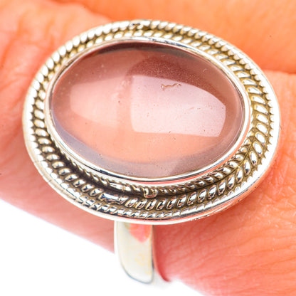 Rose Quartz Rings handcrafted by Ana Silver Co - RING71357