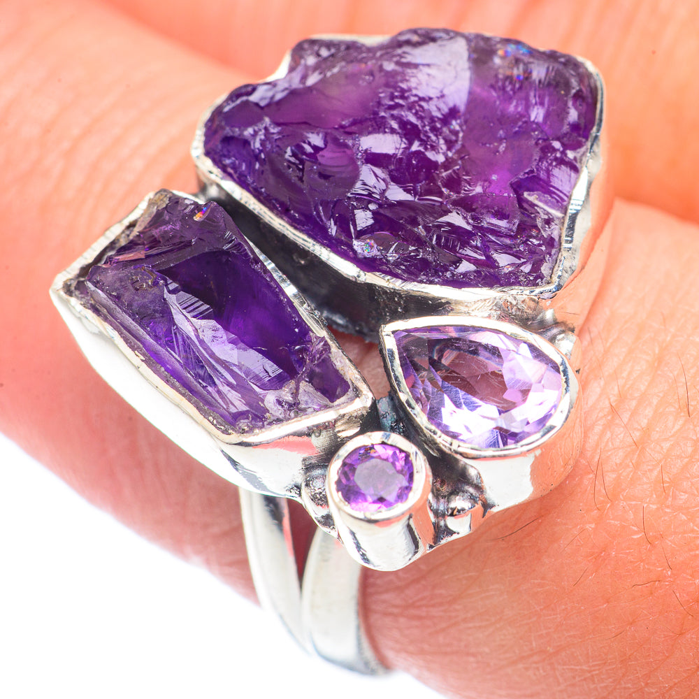 Amethyst Rings handcrafted by Ana Silver Co - RING71361