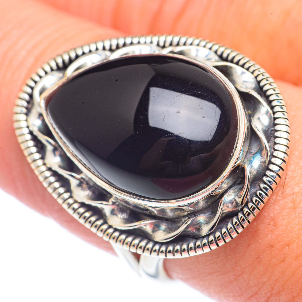Black Onyx Rings handcrafted by Ana Silver Co - RING71362
