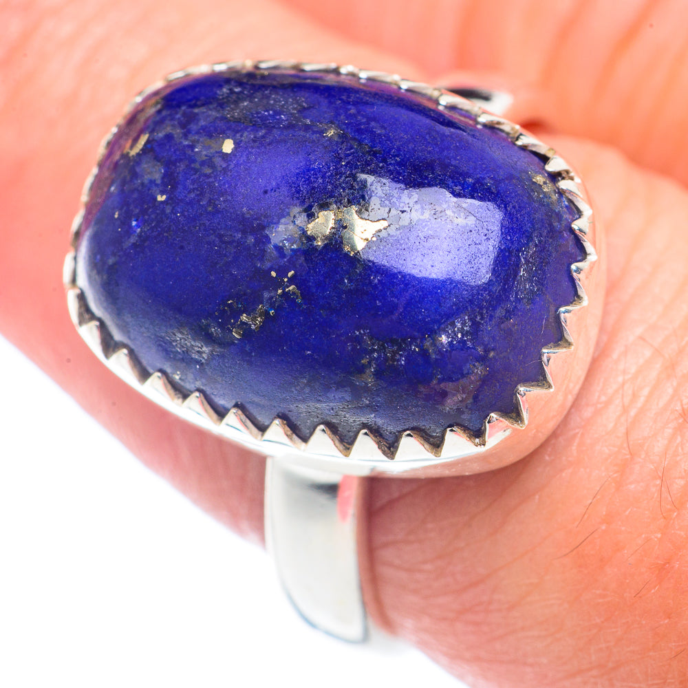 Lapis Lazuli Rings handcrafted by Ana Silver Co - RING71379