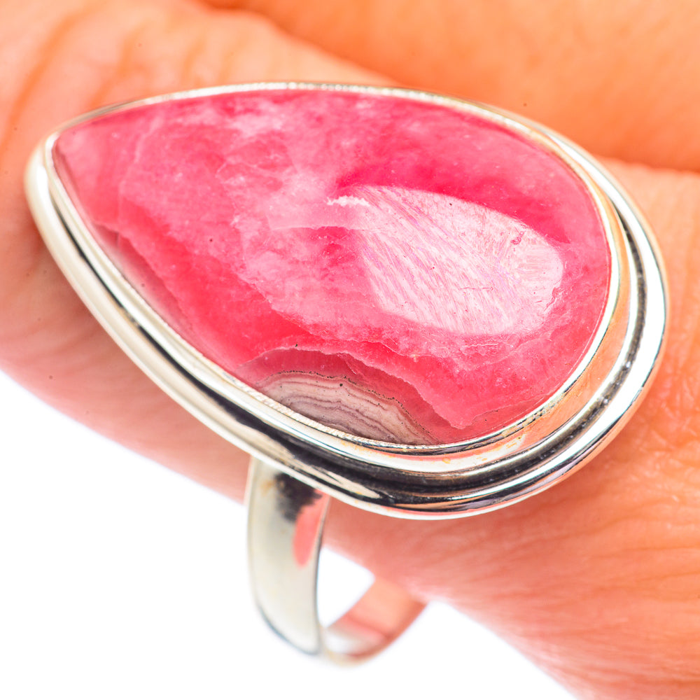 Rhodochrosite Rings handcrafted by Ana Silver Co - RING71396