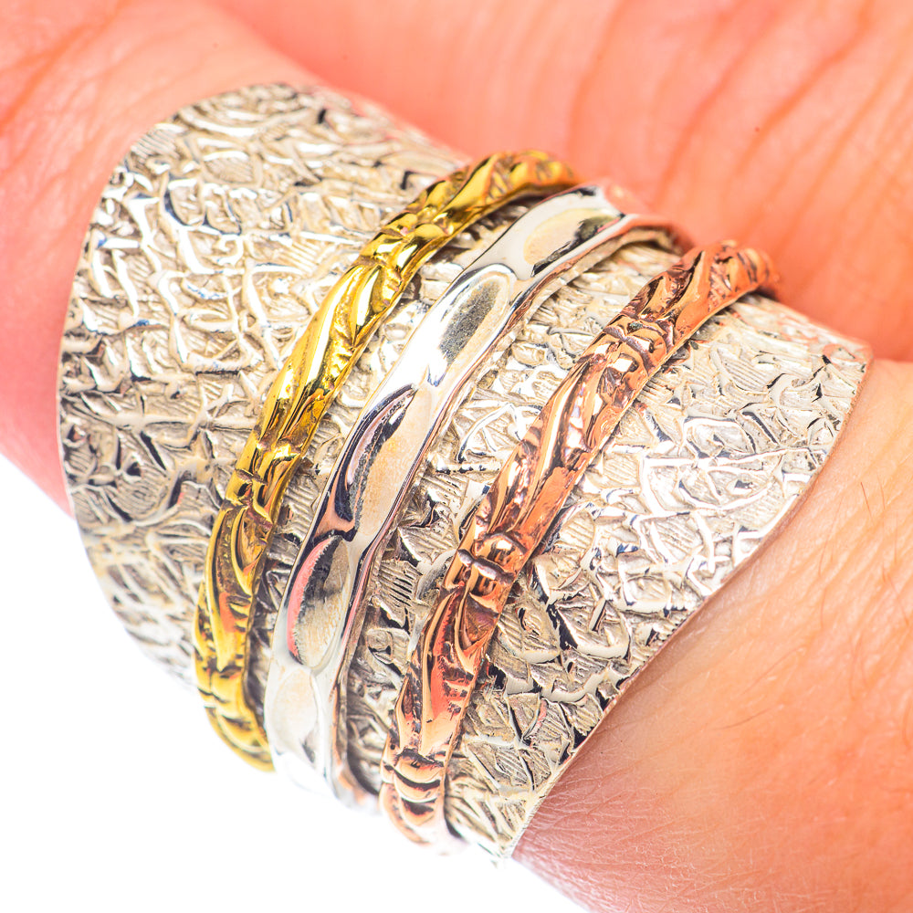 Meditation Spinner Rings handcrafted by Ana Silver Co - RING71402