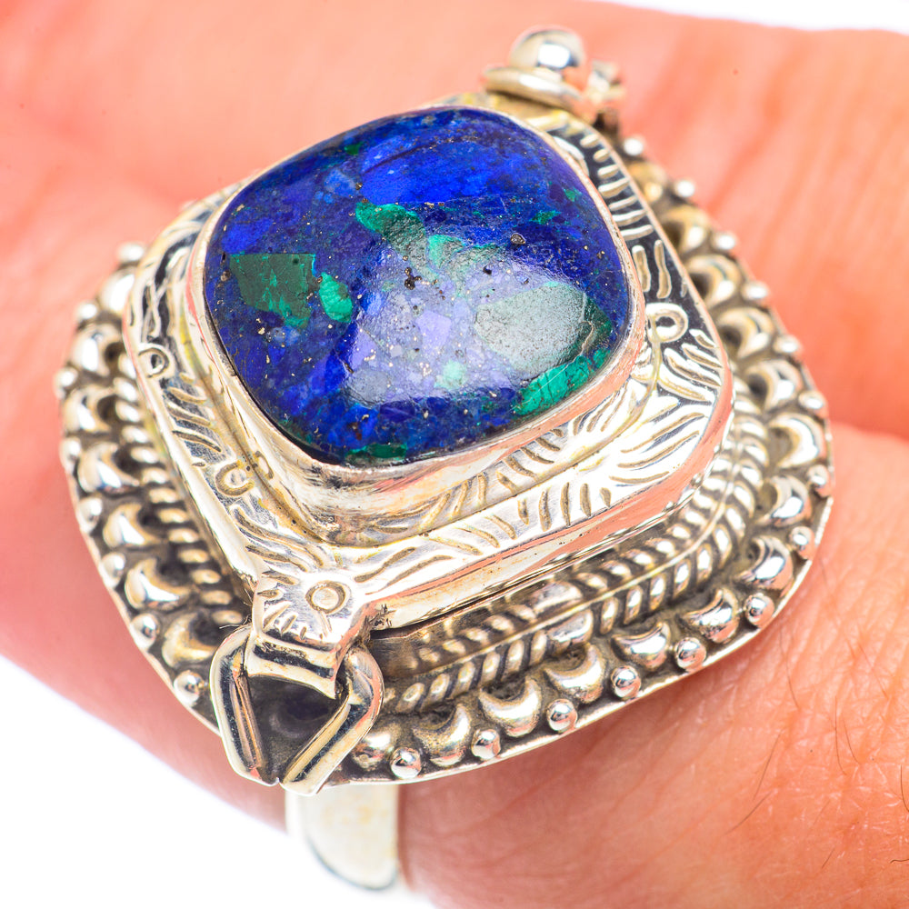 Azurite Rings handcrafted by Ana Silver Co - RING71417