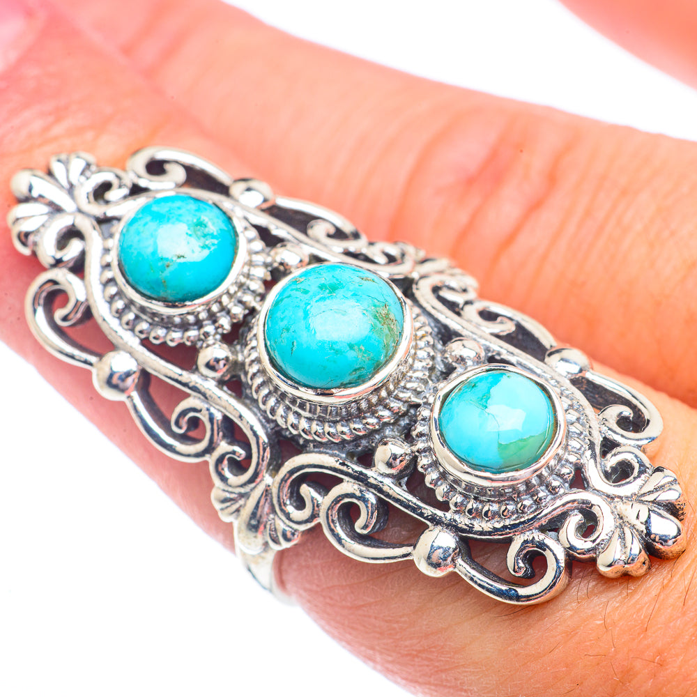 Arizona Turquoise Rings handcrafted by Ana Silver Co - RING71425