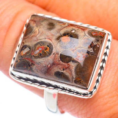 Poppy Jasper Rings handcrafted by Ana Silver Co - RING71432