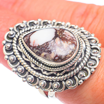 Peanut Wood Jasper Rings handcrafted by Ana Silver Co - RING71435