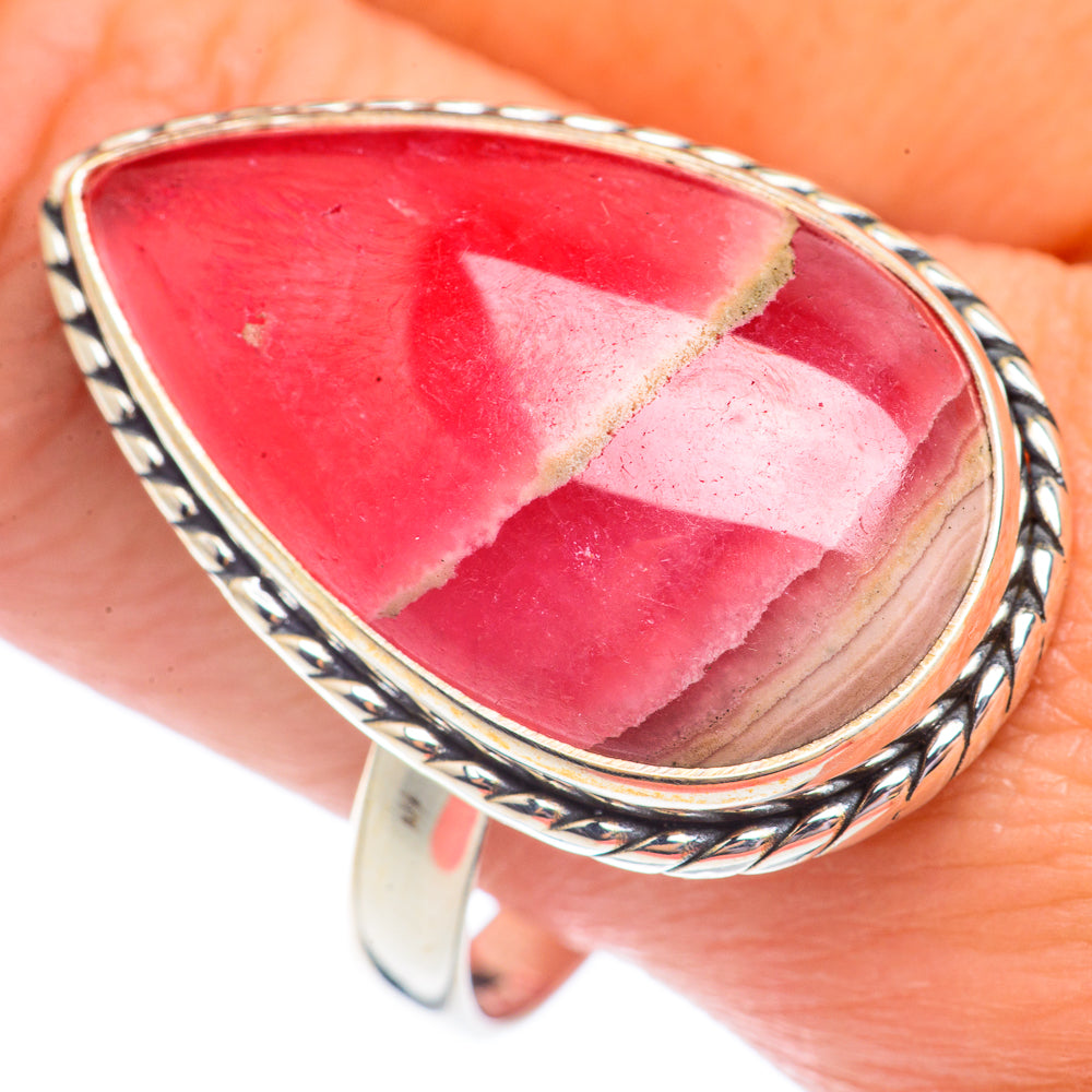 Rhodochrosite Rings handcrafted by Ana Silver Co - RING71440