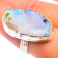 Rainbow Moonstone Rings handcrafted by Ana Silver Co - RING71448