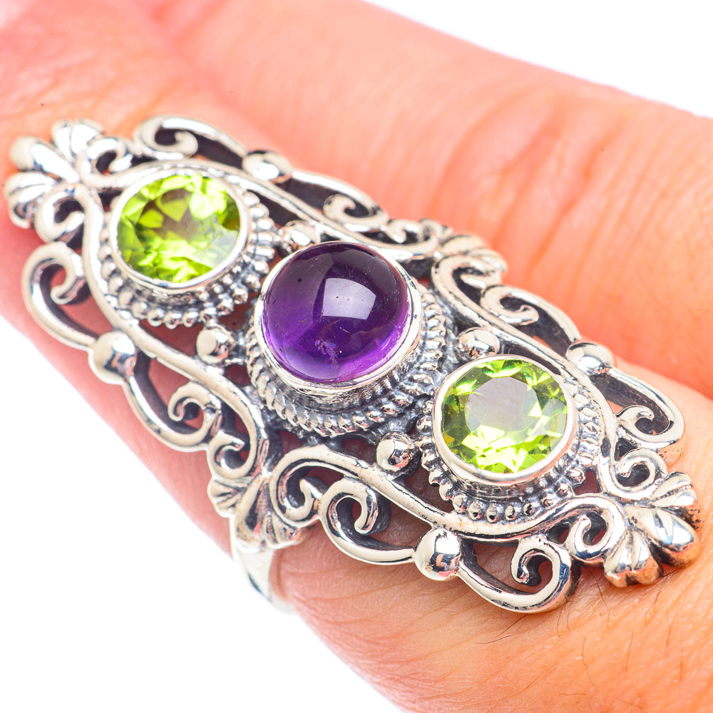Amethyst Rings handcrafted by Ana Silver Co - RING71454