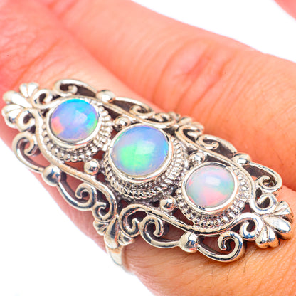 Ethiopian Opal Rings handcrafted by Ana Silver Co - RING71456