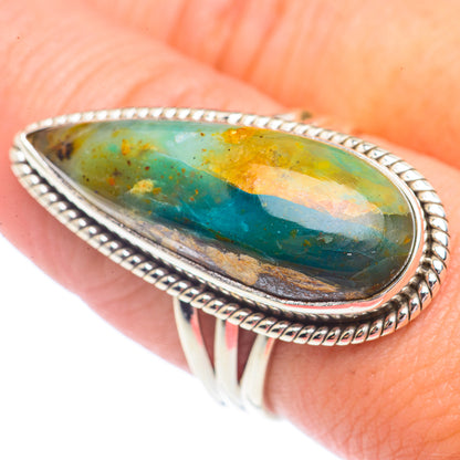 Peruvian Opal Rings handcrafted by Ana Silver Co - RING71467