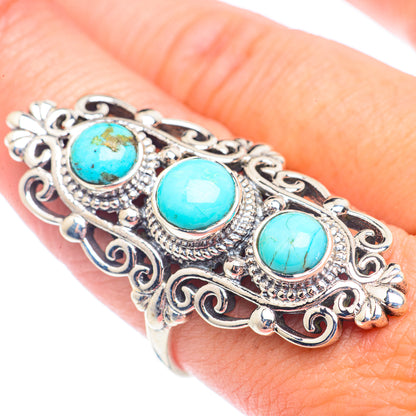 Arizona Turquoise Rings handcrafted by Ana Silver Co - RING71470