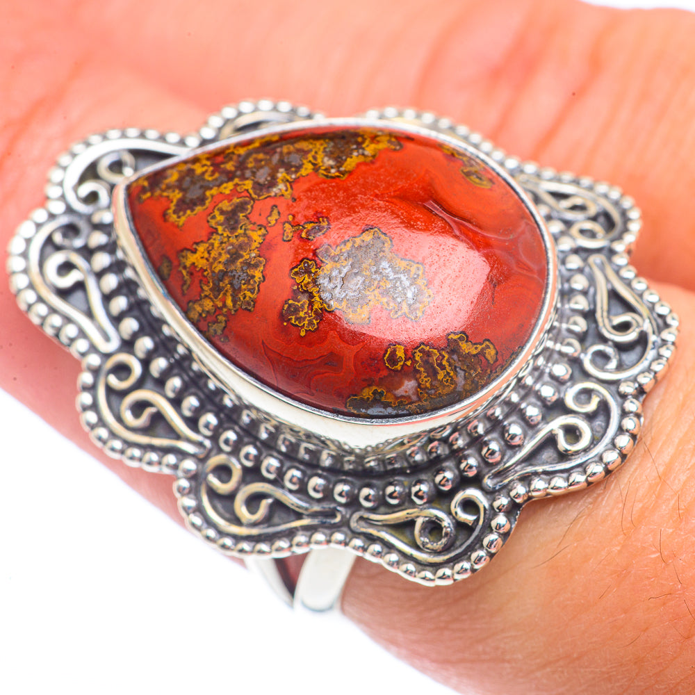 Moroccan Agate Rings handcrafted by Ana Silver Co - RING71474