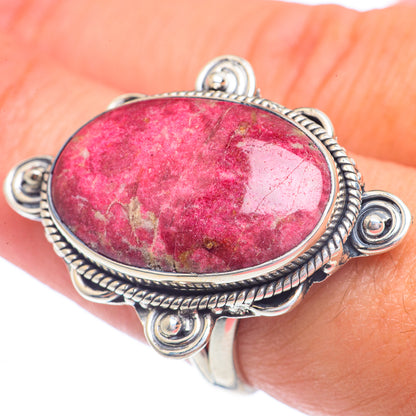 Thulite Rings handcrafted by Ana Silver Co - RING71479